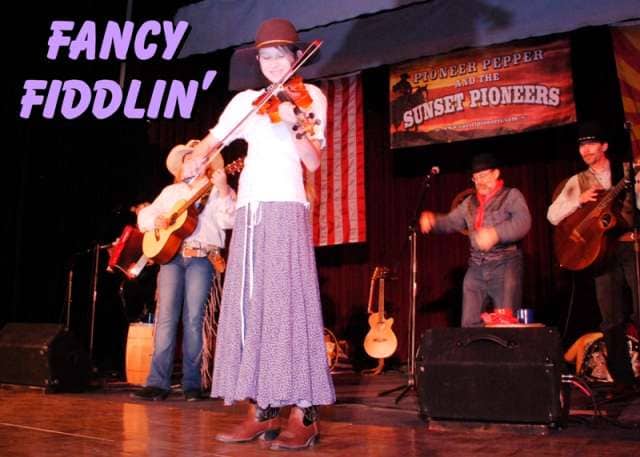 Fancy Fiddlin with Cassandra of The Sunset Pioneers