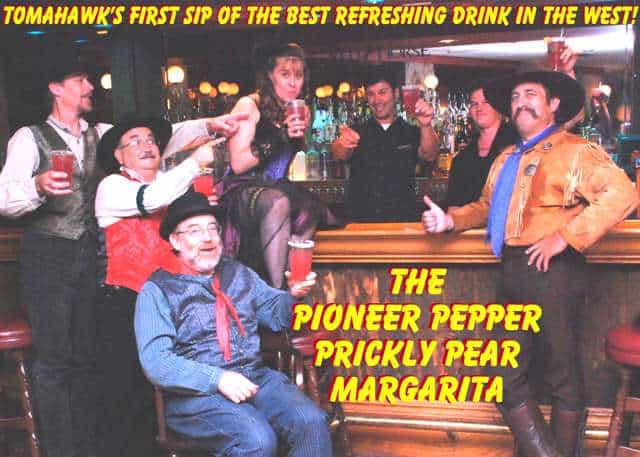 Drinking the Pioneer Pepper Prickly Pear Margarita