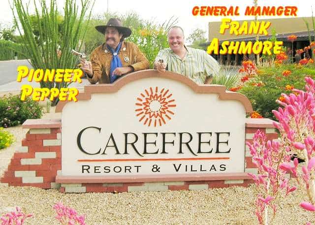 Pioneer Pepper & Frank Ashmore of the Carefree Resort