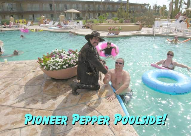 Pioneer Pepper pool side at the Carefree Resort