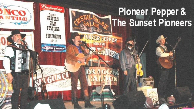 Pioneer Pepper & The Sunset Pioneers perform at the Little House on the Prairie reunion in Tombstone