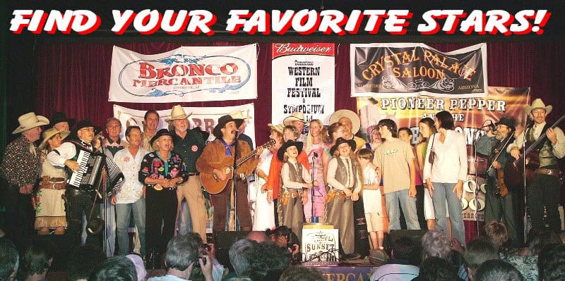 Pioneer Pepper brings the Little House on the Prairie cast and western film stars on stage at the Western Film Festival in Tombstone