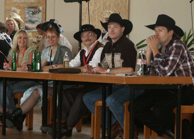 European Line Dance Awards judged by Doc Bellows and Quickdraw of The Sunset Pioneers