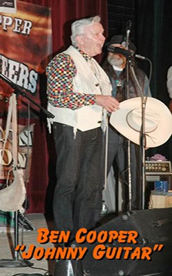 Ben Cooper (Johnny Guitar) entertains with The Sunset Pioneers at the Western Film Festival in Tombstone