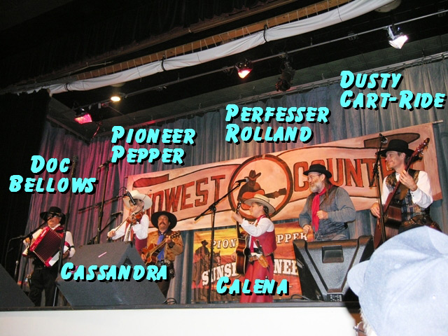 Pioneer Pepper & The Sunset Pioneers performing on Midwest Country TV Show