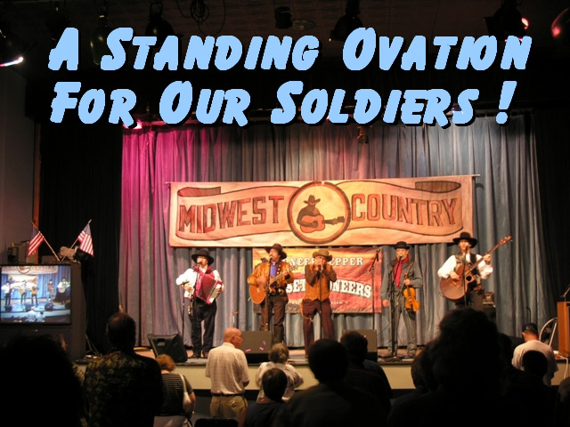 Standing Ovation for our soldiers