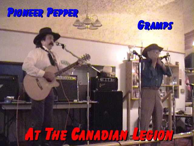 Pioneer Pepper at the Canadian Legion